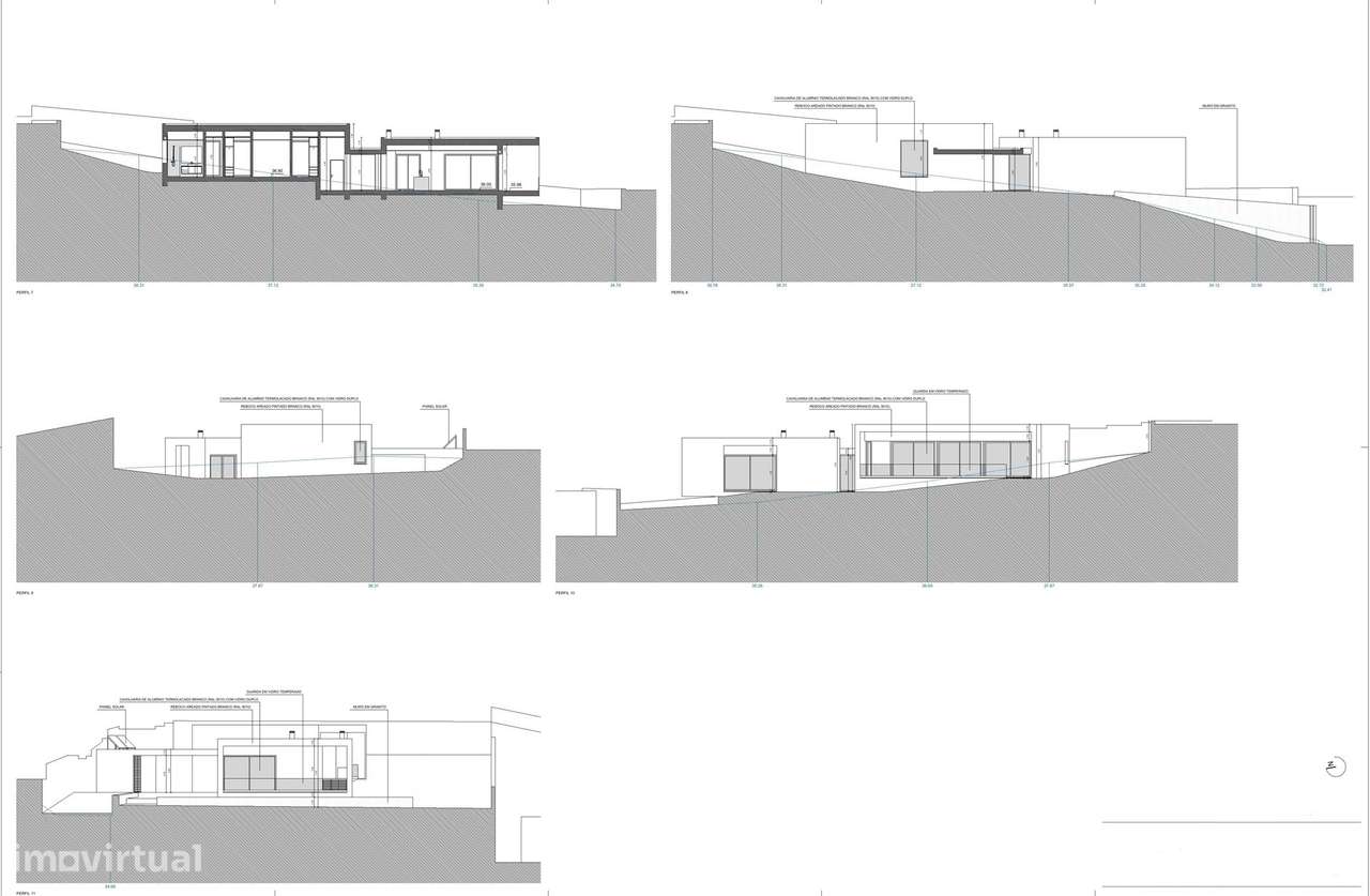 Lote de terreno com 951 m² -  Projeto aprovado para moradia térrea de-7