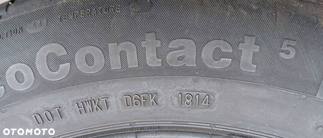 215/60R17 2074 CONTINENTAL ECOCONTACT 5. 8mm - 6