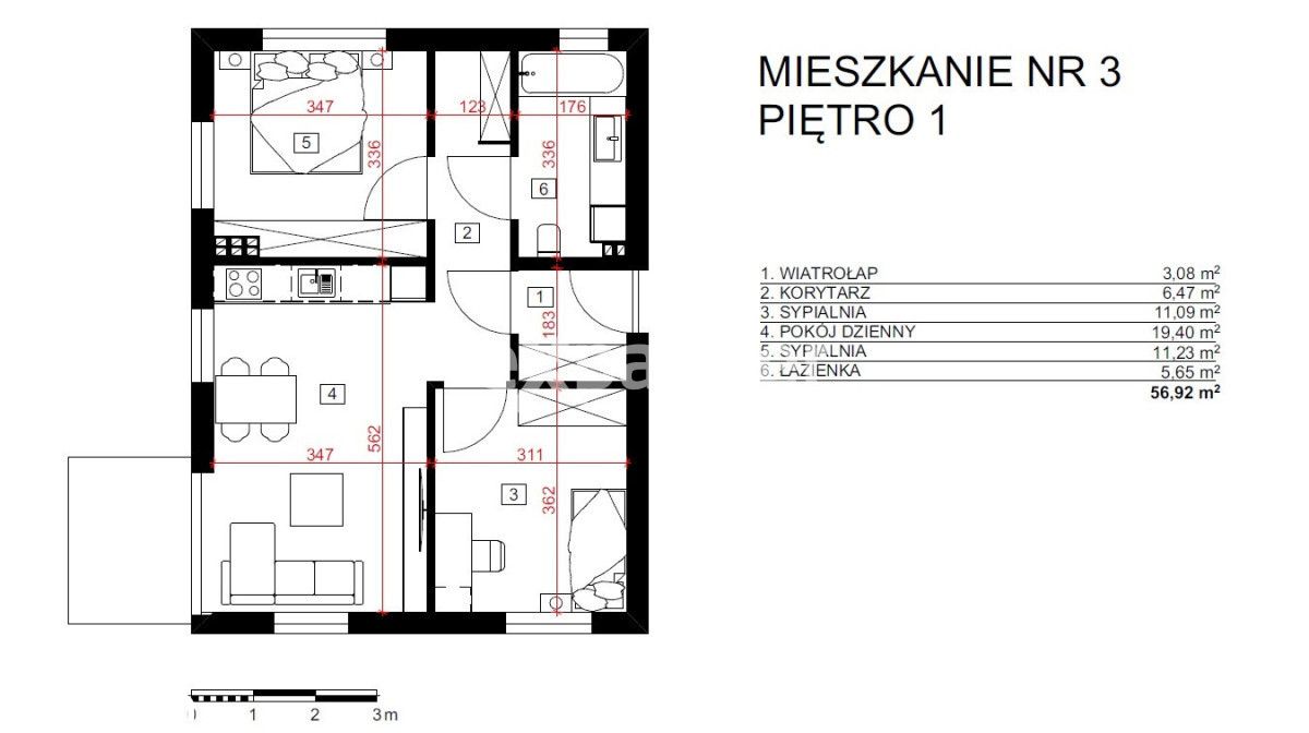 Apartament na Ruczaju 3 pokoje 799 tys. !