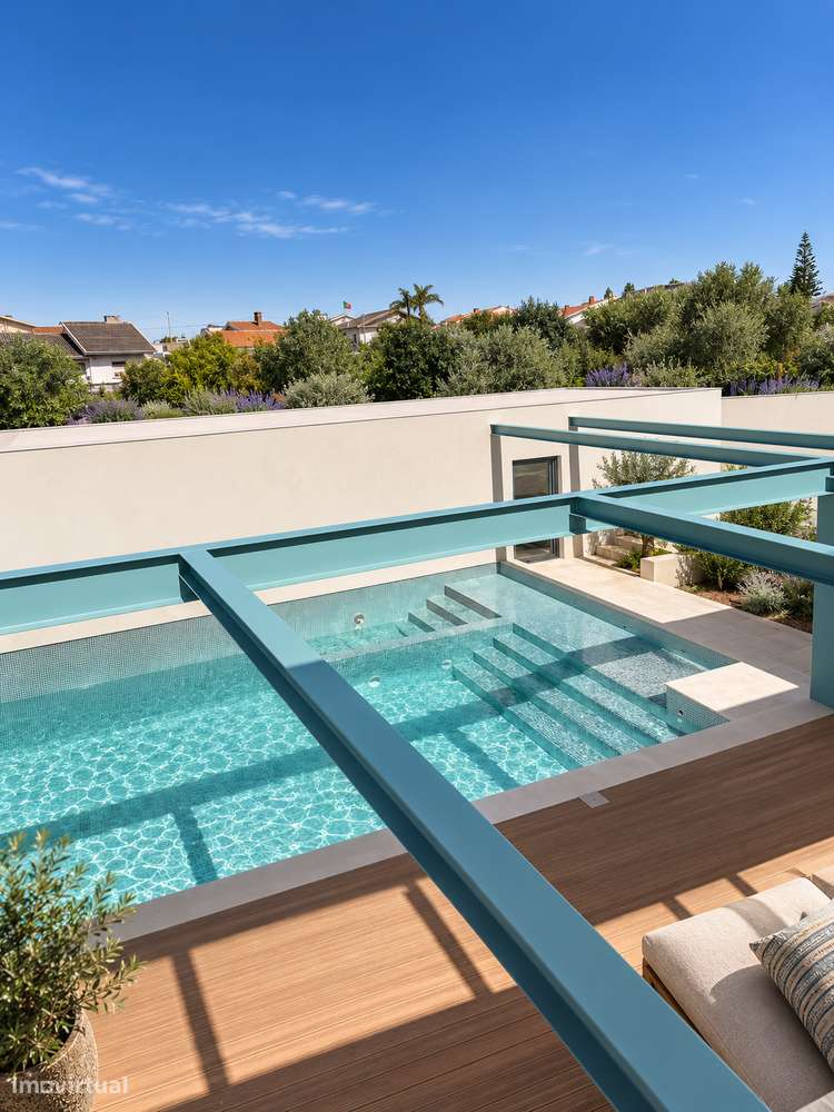 Moradia T2 com 180 m² de Espaço Exterior e Piscina-5