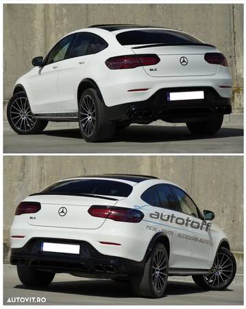 Difuzor bara spate Mercedes GLC Coupe (2015+) 63 AMG Chrome Design - 6