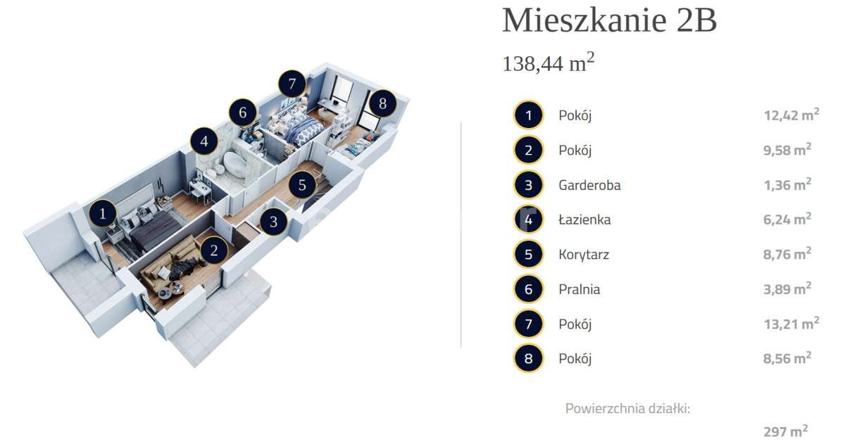 Przestronny dom z ogrodem w Straszynie - Pełny obrazek: 5/6
