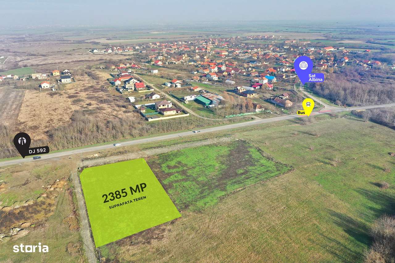 Vanzare | Teren industrial | 2385 MP | Apa Curent Canal | Mosnita Noua - Imagine principală: 3/8