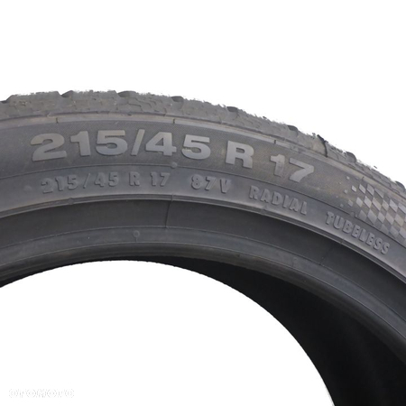 4 x CONTINENTAL 215/45 R17 87V ContiSportContact 3 Lato 2013, 2014 NIEUŻYWANA - 6