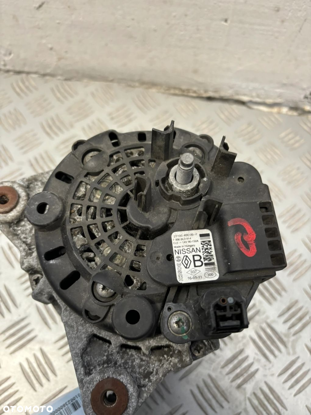 ALTERNATOR RENAULT NISSAN 231004BE0B ORG FV - 2