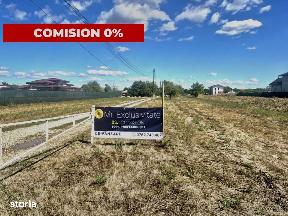 Terenuri de vanzare Snagov, Ghermanesti pentru casa cu utilitati - Imagine principală: 1/6