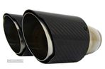 Ponteiras de Escape Look Akrapovic Duplas 18.50 cm - 3