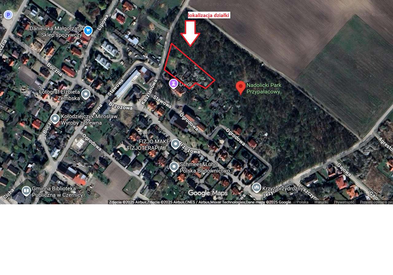 sprzedam działkę Nadolice przy parku możliwy dom lub blok-1