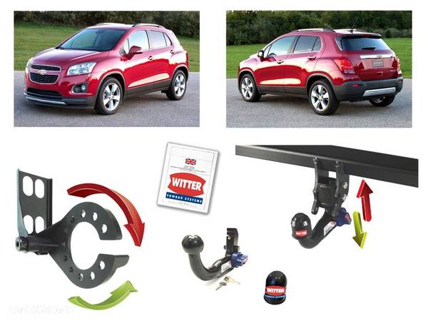 Hak Holowniczy  Wiiter Automat  do Opel Mokka + Mokka X od 2012 BEZ CIĘCIA ZDERZAKA - 2