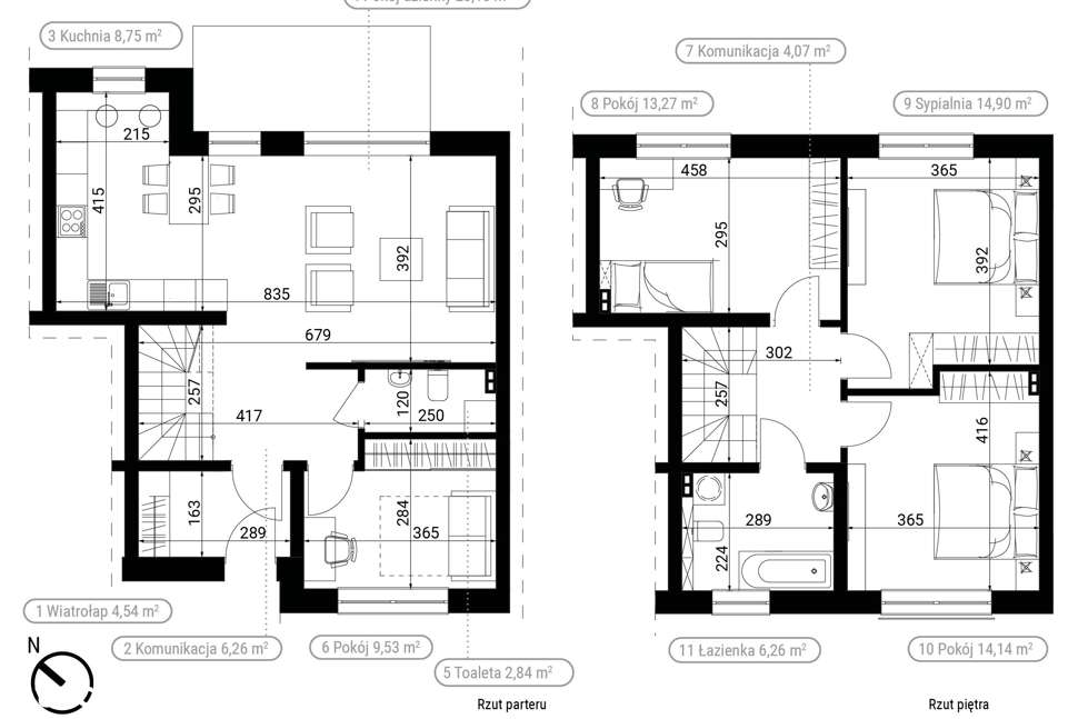 Wyjątkowe apartamenty dwupoziomowe z ogródkami-Kameralne osiedle!-13