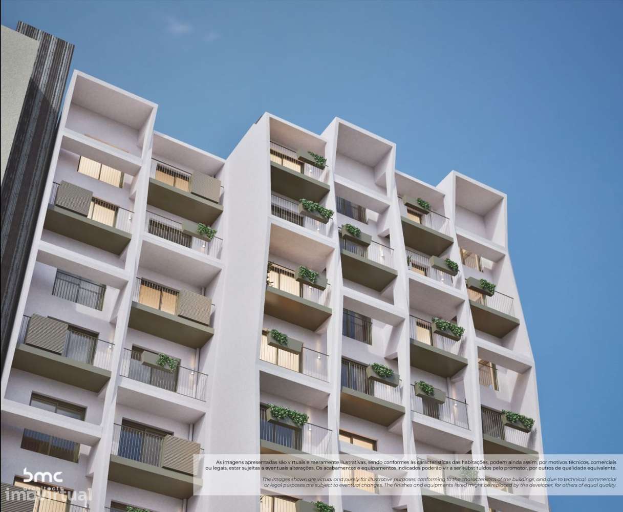 T2 Novo c/ Lugar de Garagem em Matosinhos (Metro Parque de Real) - Grande imagem: 4/15