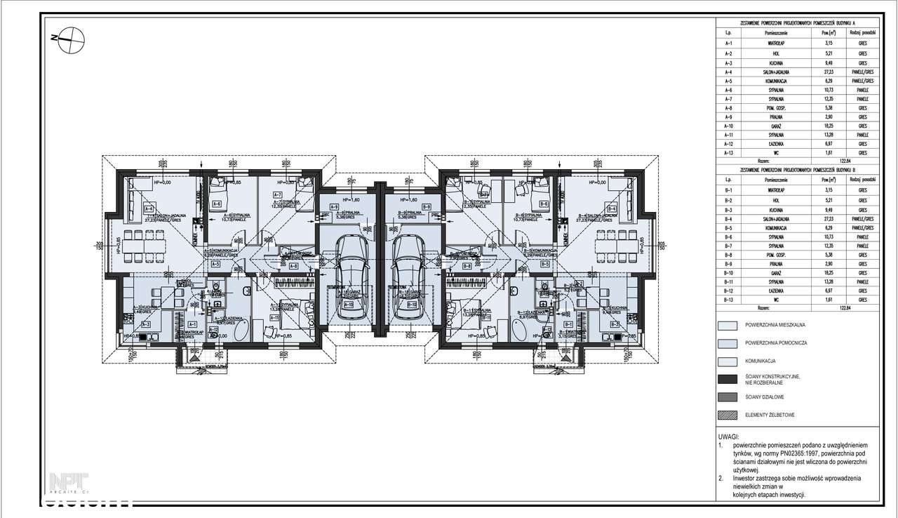 Serock-Wierzbica dom parterowy bliźniak 123m2 z garażem-1