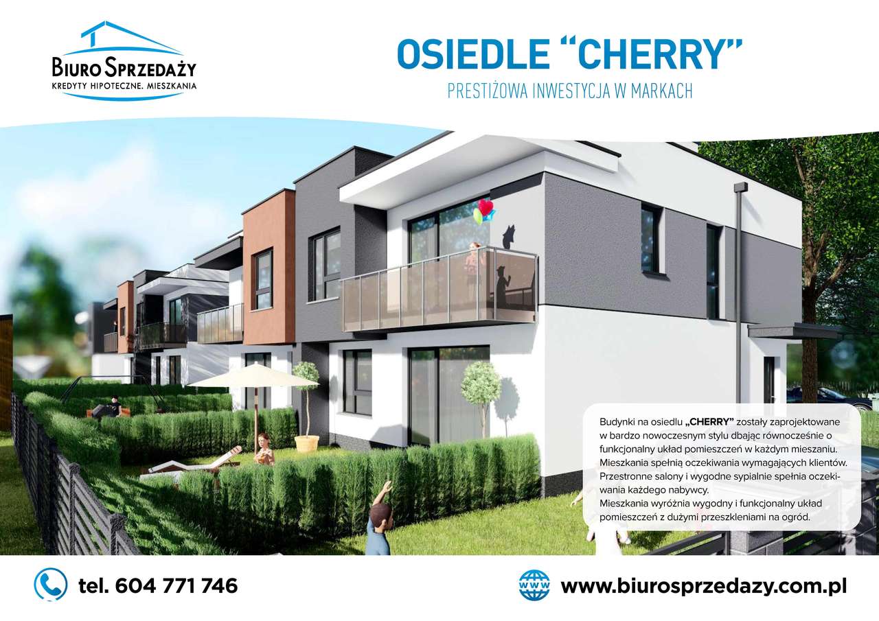 4 POKOJE+OGRÓDEK+2MP+BALKON - wśród ciszy i zieleni - Pełny obrazek: 4/8