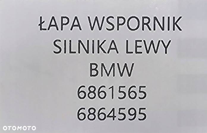 NOWY ORYGINALNY LEWY WSPORNIK ŁAPA SILNIKA BMW - 6864595 , 6861565 - 6