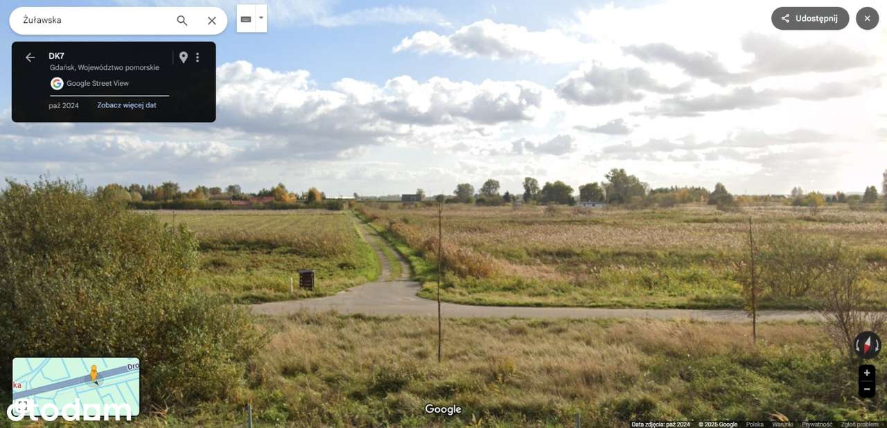 Działka rolna siedliskowa - Gdańsk Orunia 4929 m2 - Pełny obrazek: 3/6