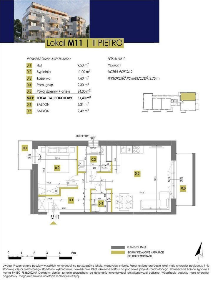 Apartament 51 m2 - Łódź Widzew