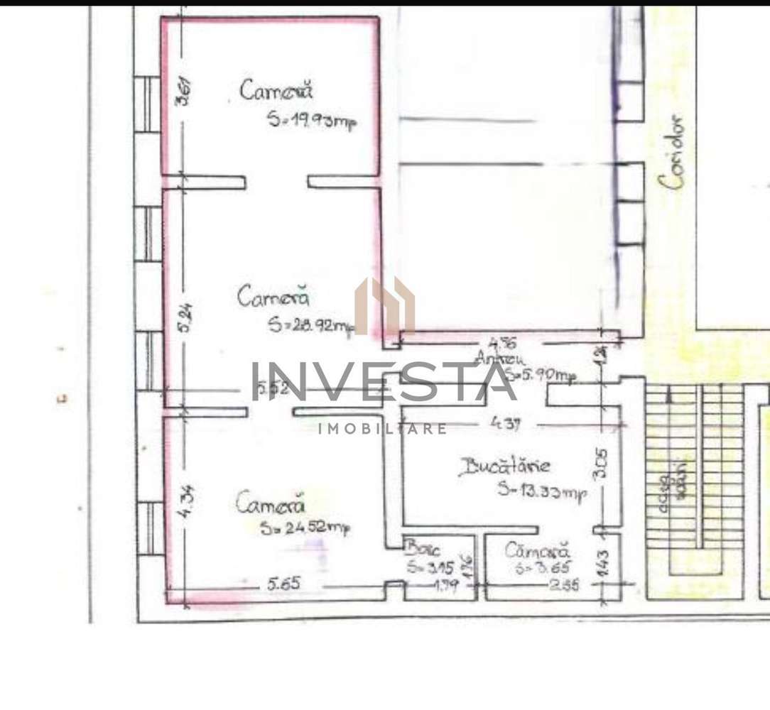 Apartament/ 98 mp utili/Strada Universitatii! - Imagine principală: 2/9