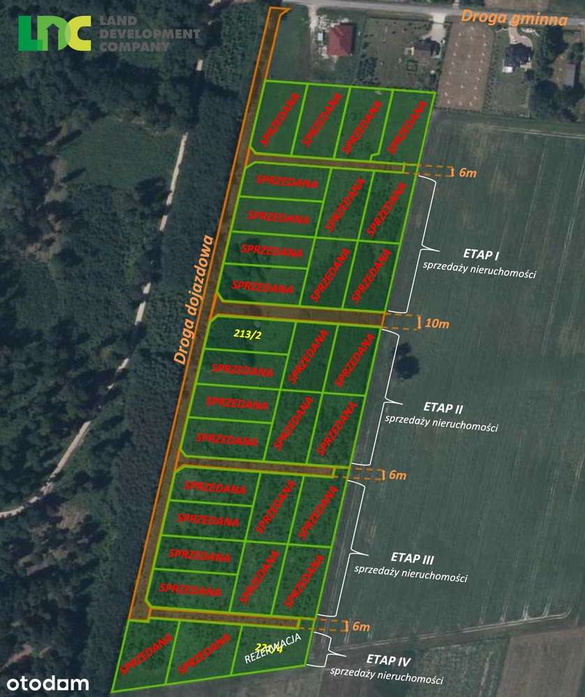 Działki budowlane z mediami! Las, 20min. od Łodzi-11