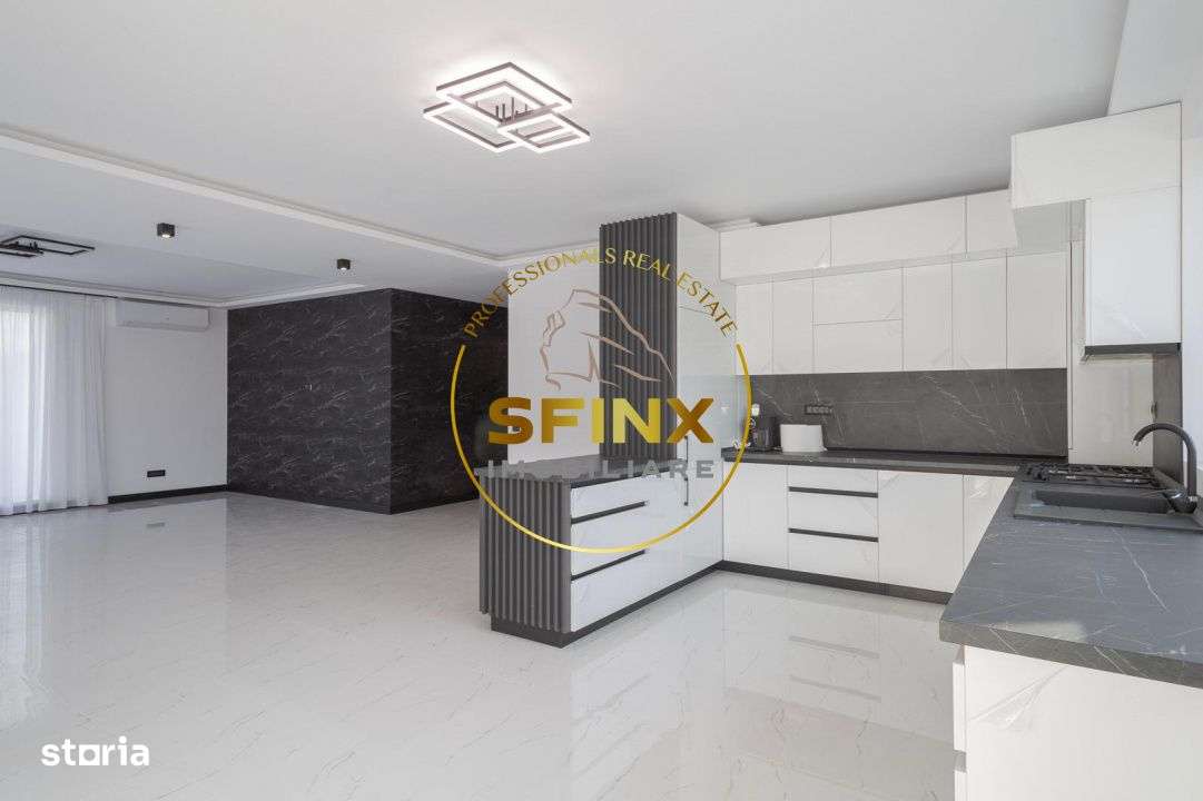 Penthouse premium cu terasa panoramica, 243 mp, bloc nou, 2 locuri de - Imagine principală: 3/18