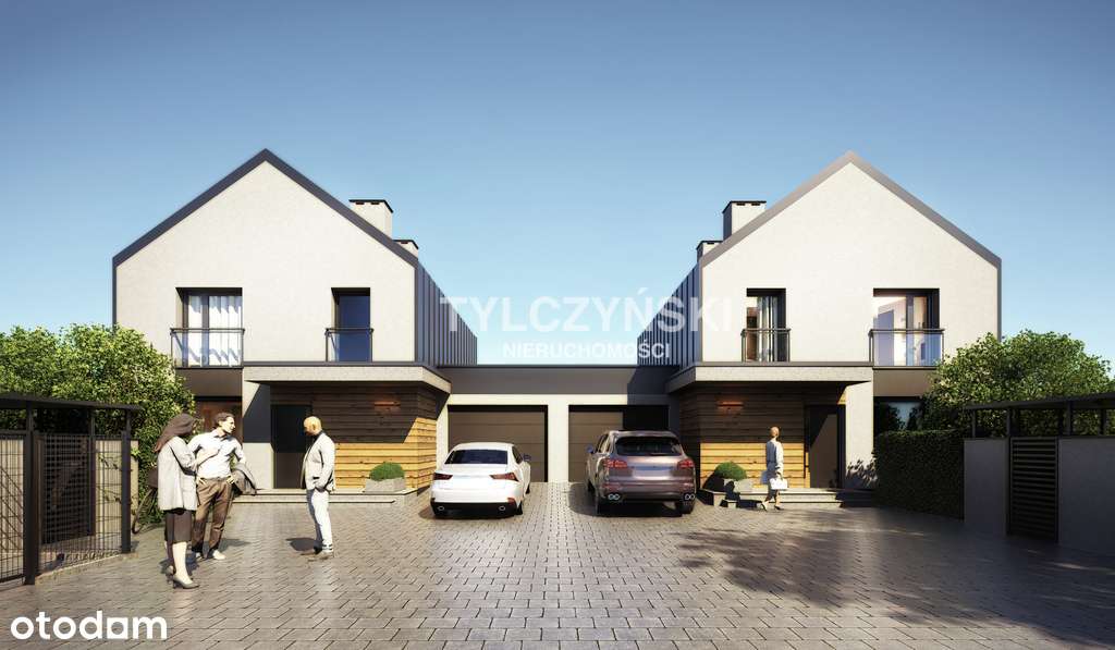 Nowoczesny dom – z garażem i ogrodem-1