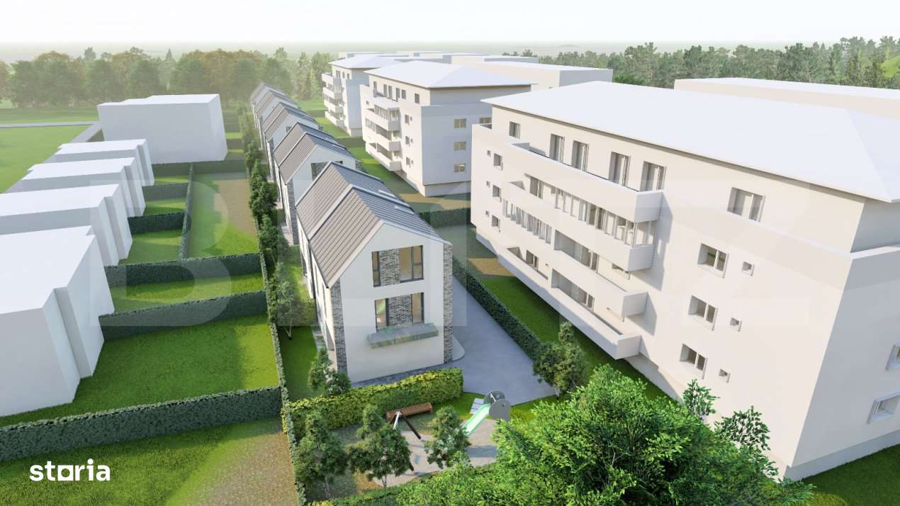 COMISION 0! Duplex 4 camere, 120mp, 200 teren, proiect finalizat, zona - Imagine principală: 2/19