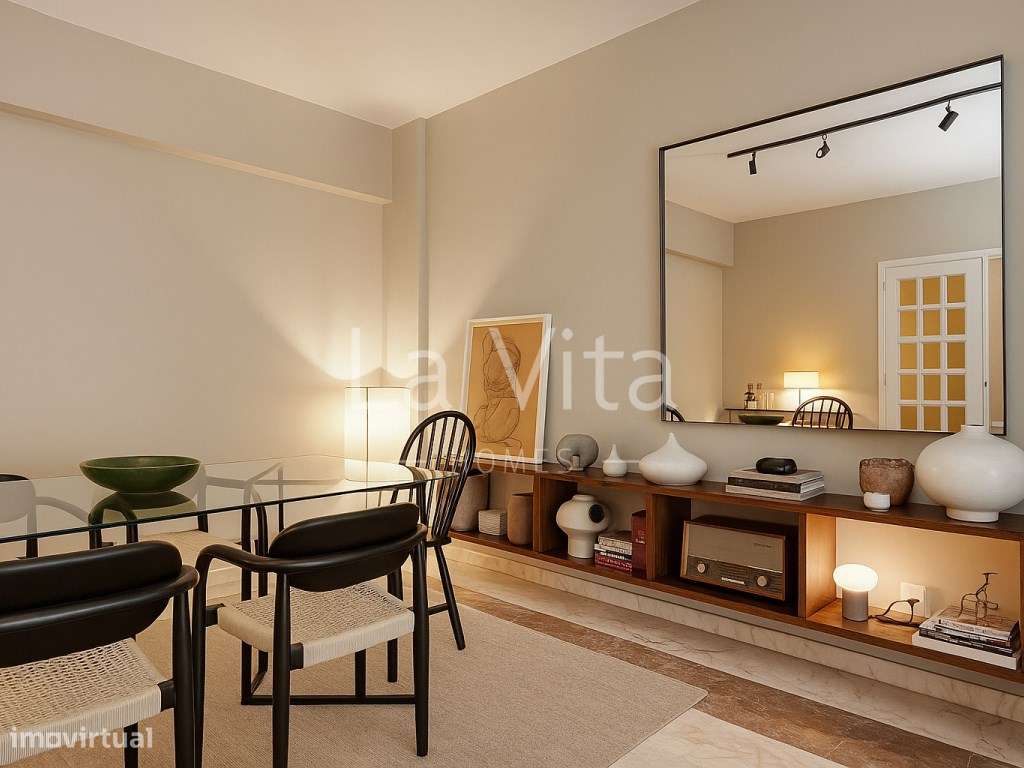 Apartamento T3, totalmente remodelado, no Bairro do Rosário em Casc...-4