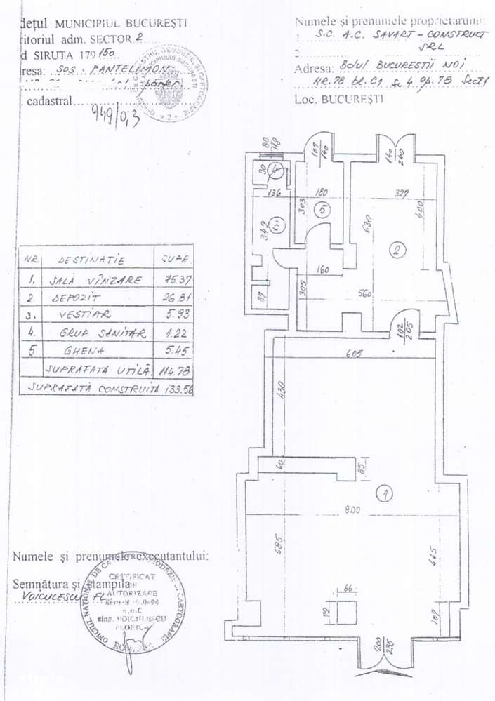 Spatiu comercial de vanzare, 115mp, parter  Pantelimon/ Ritmului-2