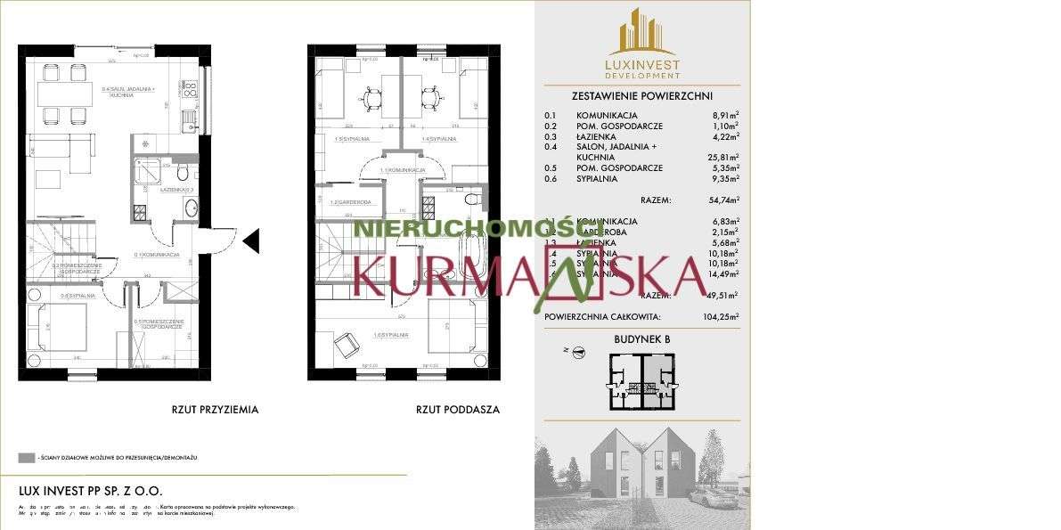 Apartament w budynku dwulokalowym Łężyca - Pełny obrazek: 5/5