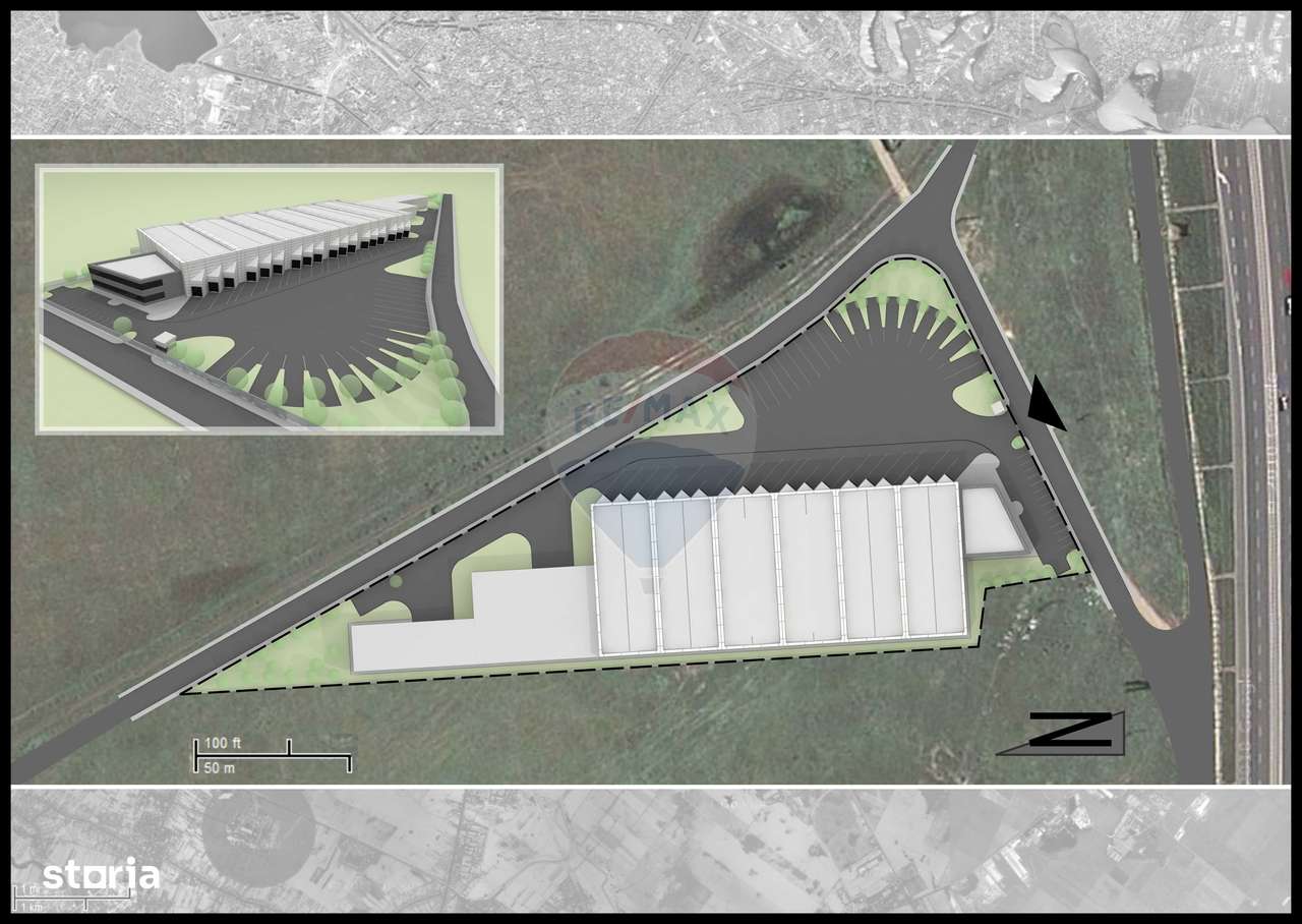Teren 2Ha  Drumul Intre Tarlale - A2, pretabil hale + birou (Glina) - Imagine principală: 4/12