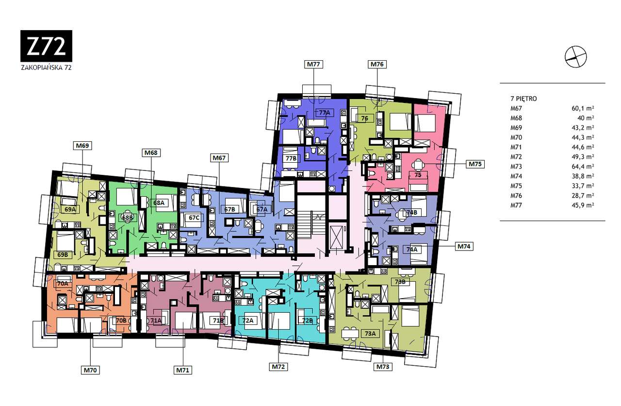 Zakopiańska 72 - nowy projekt deweloperski, 100 lokali inwestycyjnych!-18