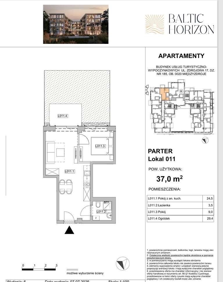 Ogródek 30 m kw 2 pokoje przy promenadzie-10