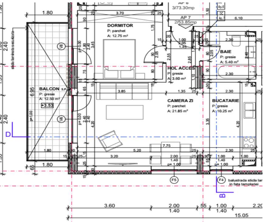 Vand apartament 2 camere - zona Andrei Muresanu - Imagine principală: 4/19