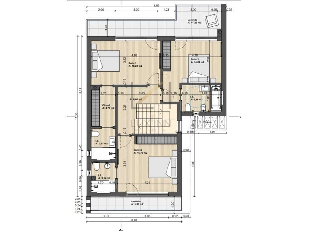 Moradia T3 Geminada, com piscina e garagem , na Quinta do Anjo / Pa...-8