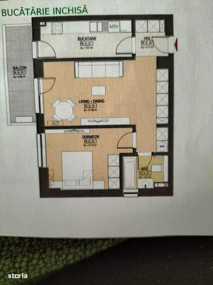 Vanzare apartament 2 camere, constuctie 2023, Ploiesti Vest, Ploiesti-9