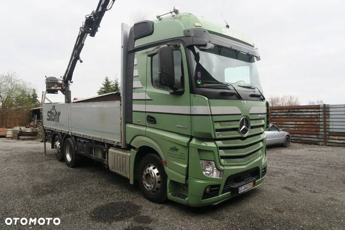 Mercedes-Benz Actros 2545 / skrzynia 6,65m / 6x2 / + HDS ATLAS 129.3 - 3