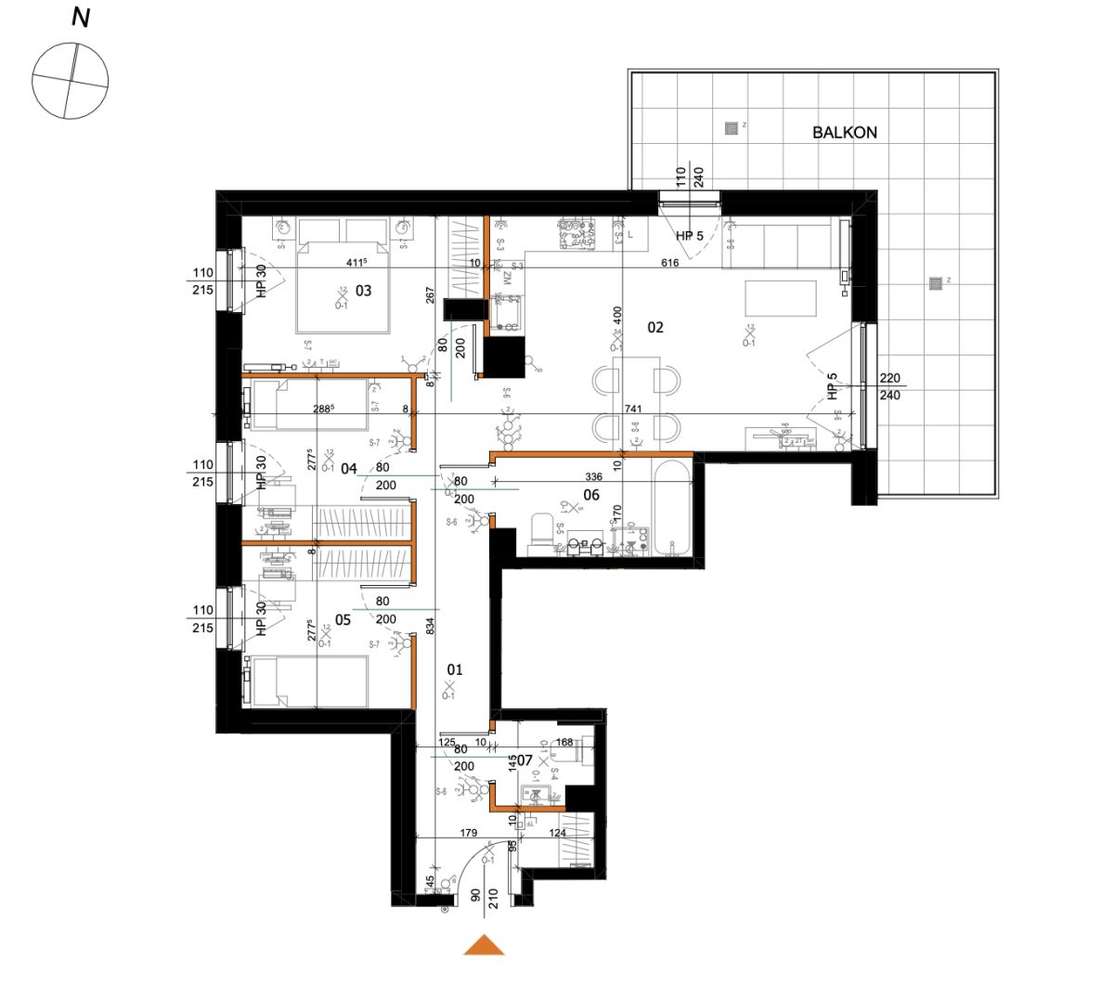 Nowa inwestycja - Powstańców - Balkon 22m2 - Pełny obrazek: 5/8