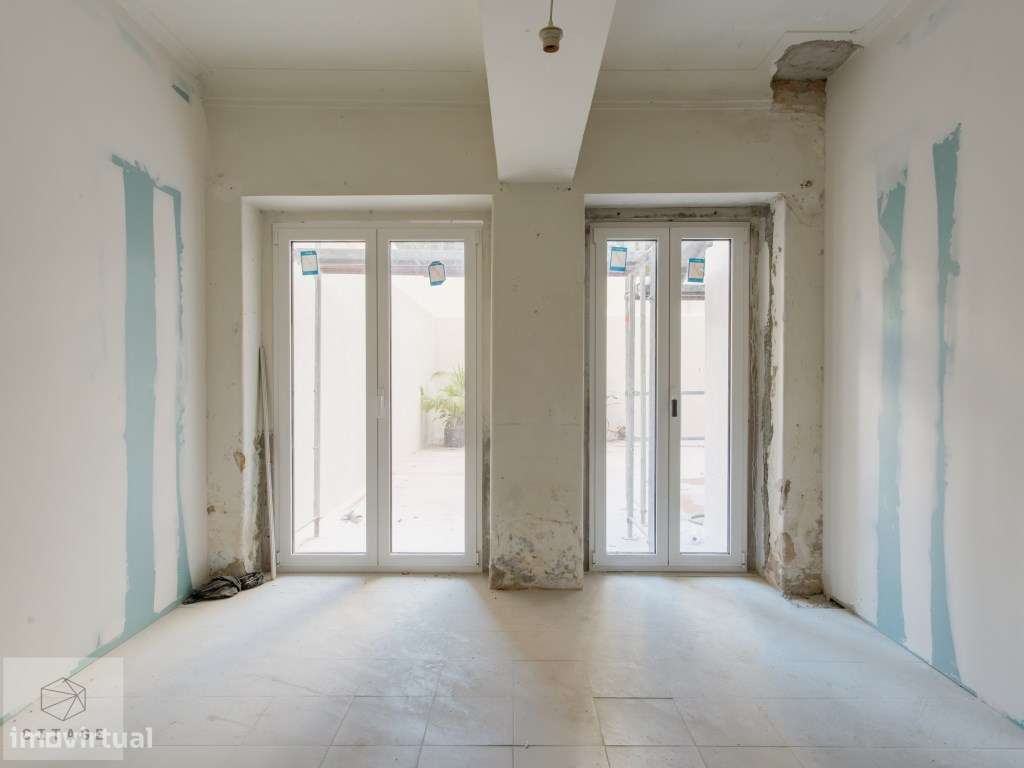 Apartamento T1 com jardim Amoreiras - Grande imagem: 1/18