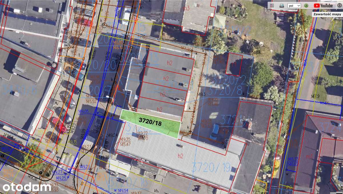 Działka inwestycyjna 47 m² w centrum Mławy, MPZP, media - Pełny obrazek: 2/3