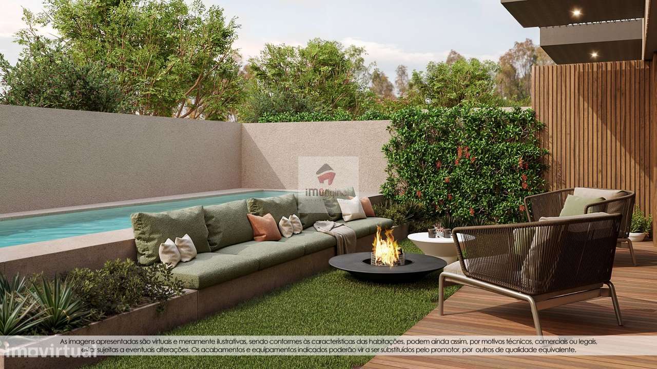 WHITE II J/praias T3 c/ jardim e deck, 2 suites, BOX 3 carros-11