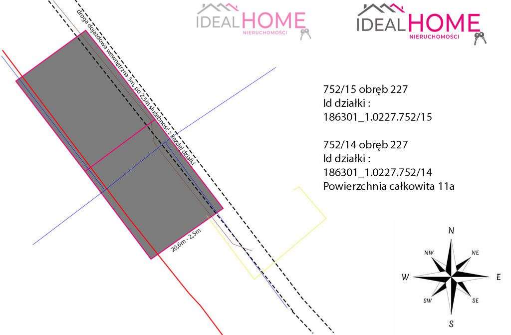 Działka na sprzedaż - 5,5 a Rzeszów, ul. Dębicka - Pełny obrazek: 2/13