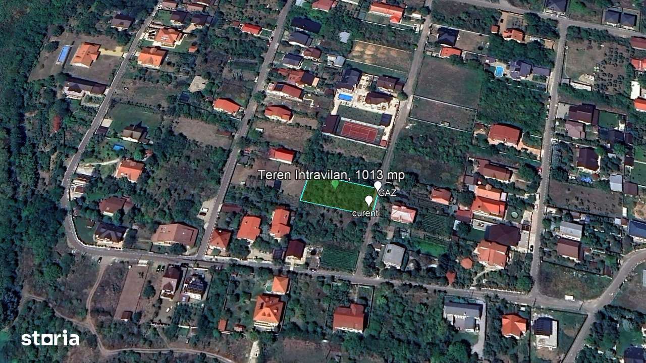 Teren intravilan, 1013 mp, in Pasarea, Branesti-3