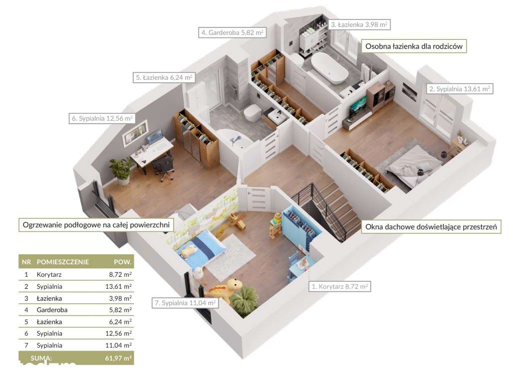 Rusiec, bliźniak, 350m2 ogrodu, Gotowe do obioru-10
