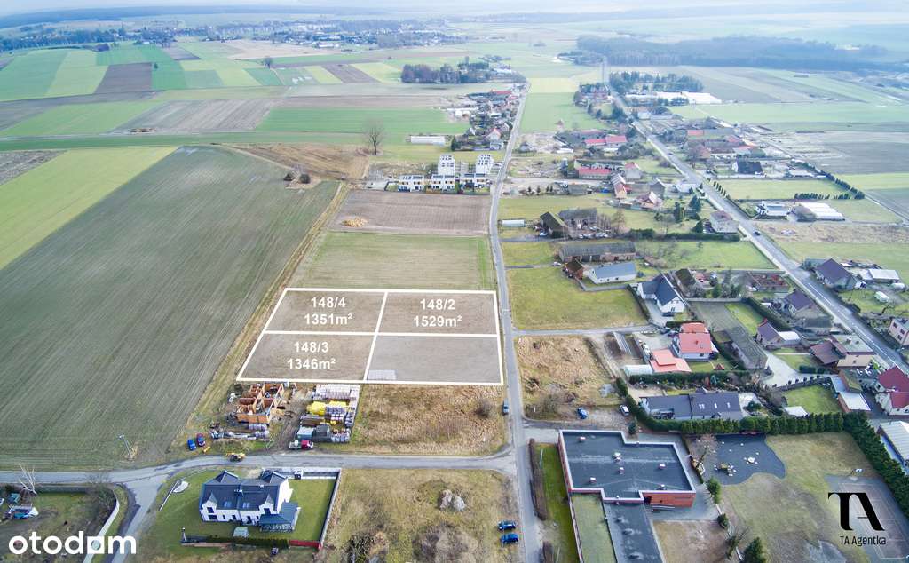 Ustawne działki budowlane z WZ i drogą dojazdową-3