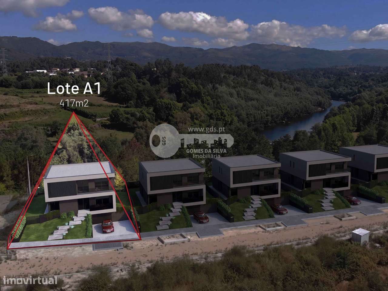 Moradia Individual T3 Chave na Mão, com vista Rio, em Águas Santas-14