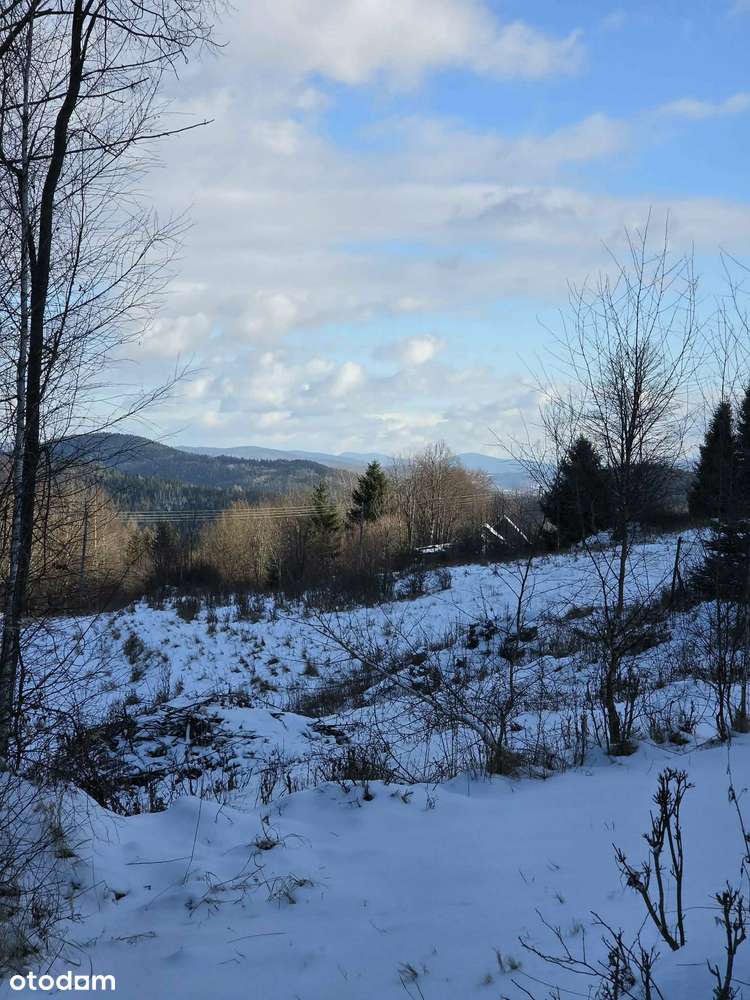 Działka (1,1ha) budowlana  z widokiem na góry z Zawoi,prąd,woda,droga-10