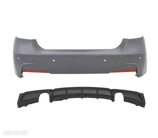 PARA-CHOQUES TRASEIRO PARA BMW F31 11-18 LOOK M PERFORMANCE PDC - 2