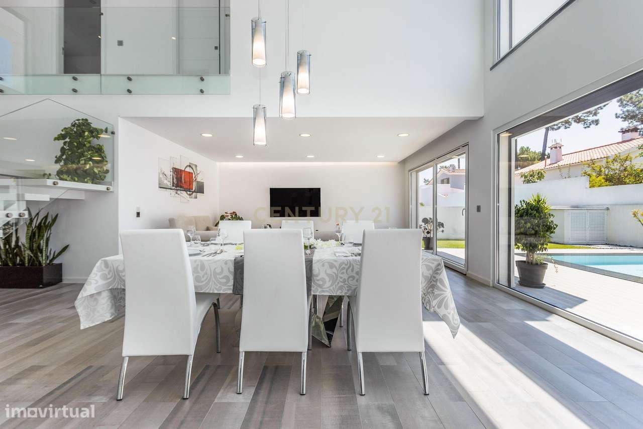 AROEIRA | MORADIA T4 CONTEMPORÂNEA SMART COM PISCINA | CLASSE A - Grande imagem: 5/27