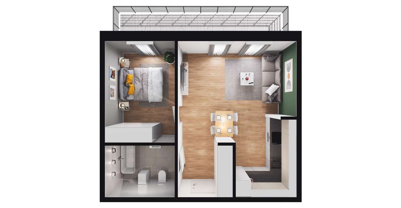 Ładny Apartament Perła Mórz M5 - Pełny obrazek: 3/9