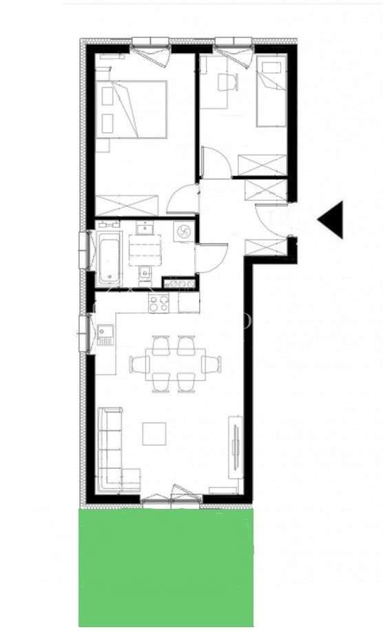 Gotowe 3pokoje z ogródkiem w zielonej okolicy-5