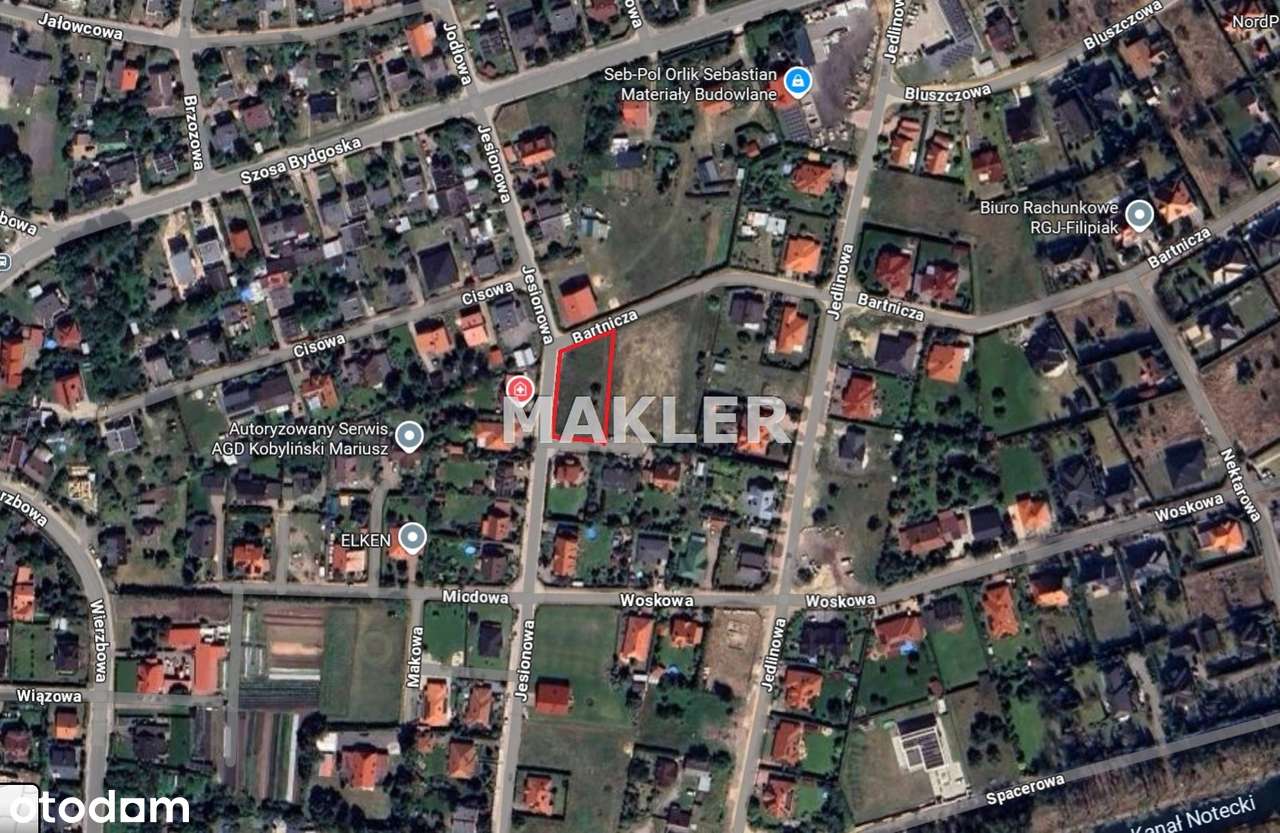 Działka z WZ, Centrum Łochowo, Droga Kostka-2